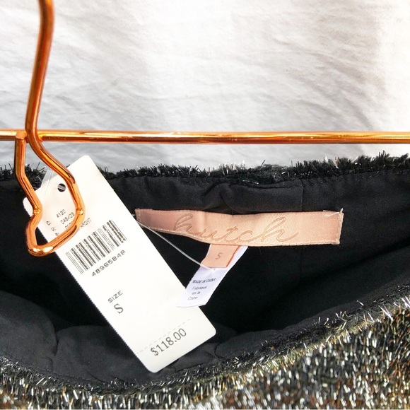 ANTHROPOLOGIE | NWT HUTCH SAINT MICHEL METALLIC TINSEL SKIRT SMALL - Picture 10 of 11